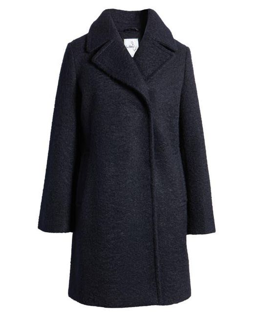 Sam Edelman Black Bouclé Swing Coat