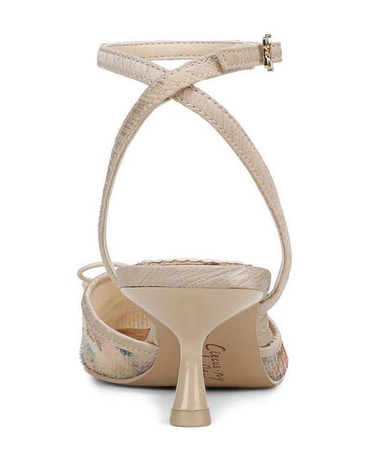 Circus by Sam Edelman Metallic Rosetta Ankle Strap Pump