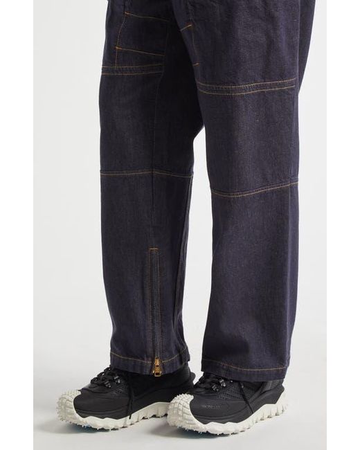 Moncler Genius Blue X Mercedes-Benz By Nigo Zip Hem Cargo Jeans for men