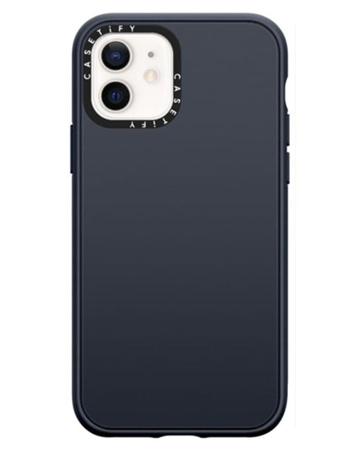 Casetify Blue Solid Impact Iphone 12 Mini Case