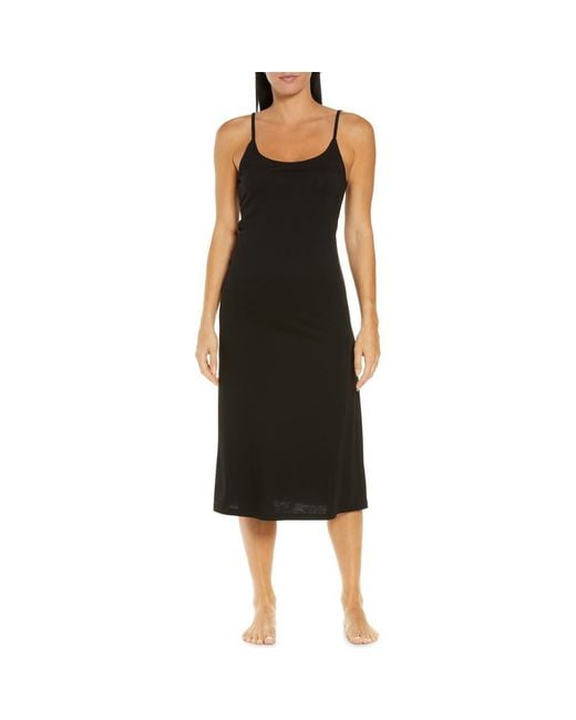 Papinelle Black Basic Knit Nightgown