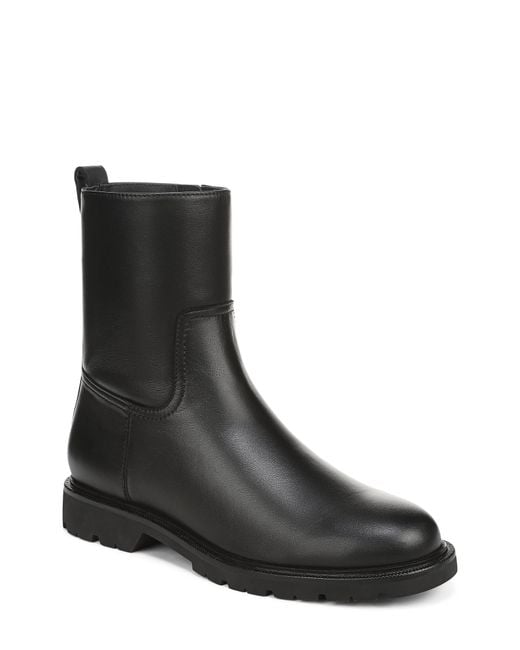 Vince Black Sidney Lug Sole Boot