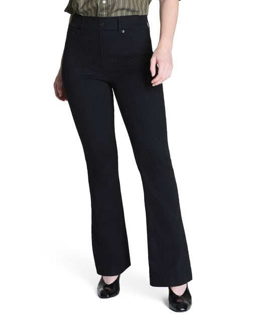 Spanx Black 2.0 Pull-On Flare Jeans