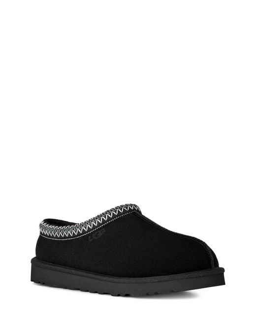 Ugg Black Tasman Ii Genuine Shearling Lined Slipper for men