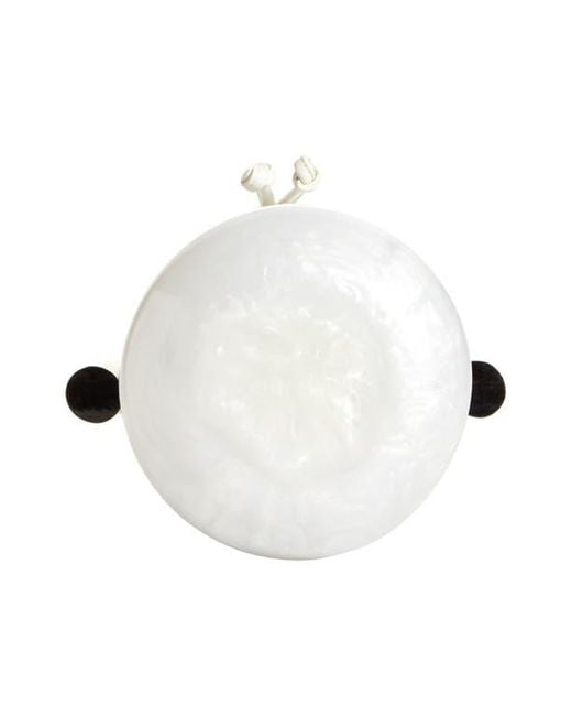 Cult Gaia White Olivia Bucket Bag