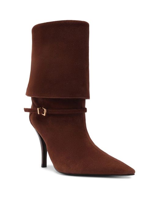 SCHUTZ SHOES Brown Rudy Stiletto Boot