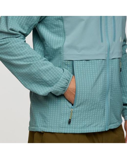 COTOPAXI Blue Yermo Hooded Jacket for men