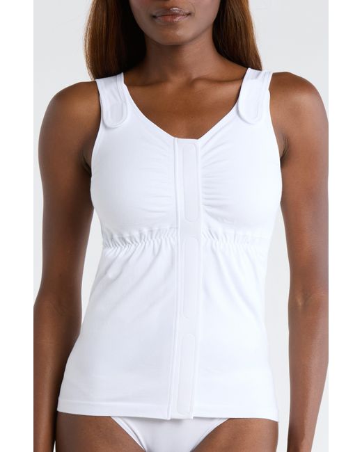 Amoena White Malia Front Closure Top Kit