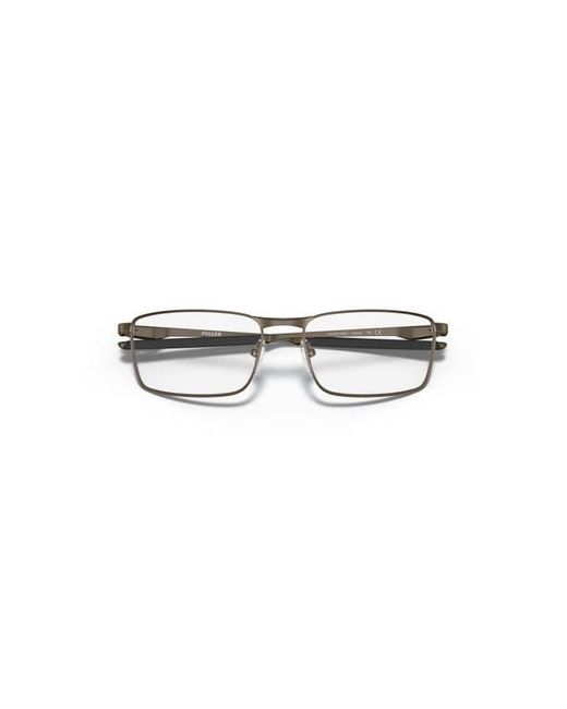 Oakley Metallic 57Mm Rectangle Optical Glasses for men