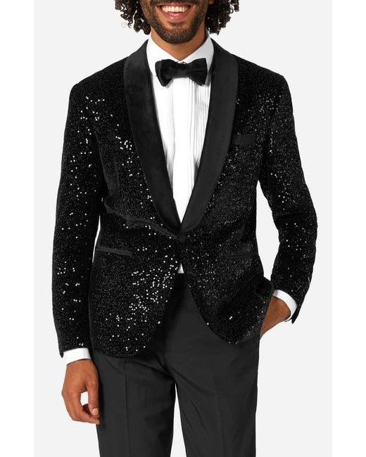 Opposuits Black Sequin Dinner Jacket for men
