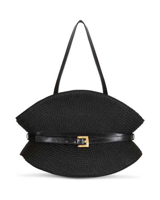 Balmain Black Shuffle Medium Bag
