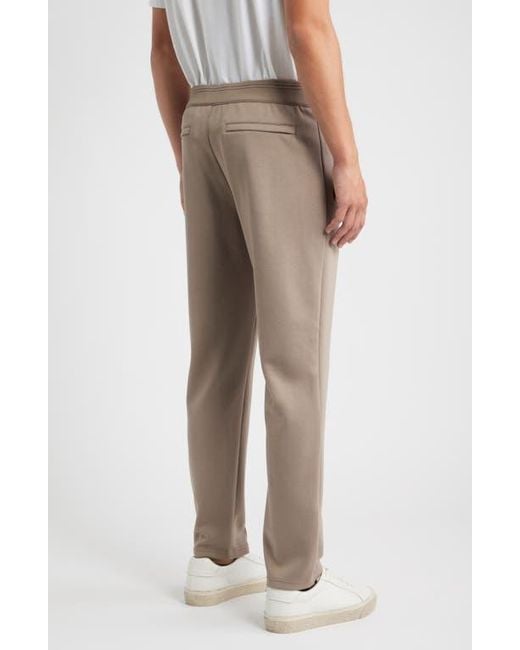Bugatchi Gray Soft Touch Pintuck Knit Pants for men