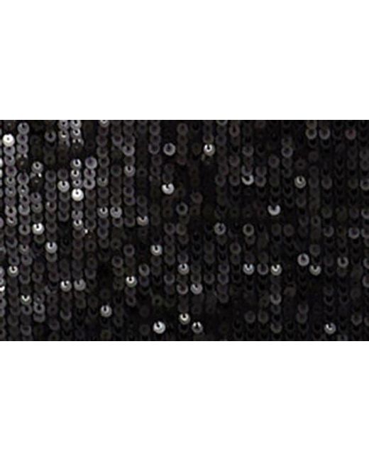 Dress the Population Black Iris Sequin Gown