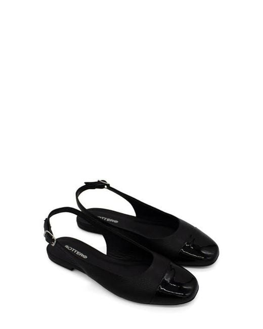 BOTTER Black Botsamya Xxiv Slingback Flat