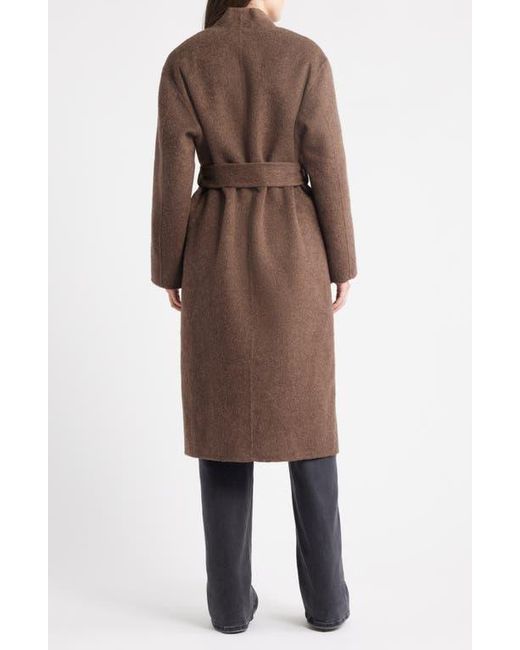 Rails Brown Roland Tie Waist Wool Blend Coat