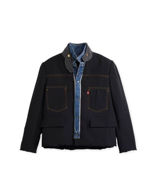 Sacai Gender Inclusive Levi's Denim X Matelassé Twill Reversible