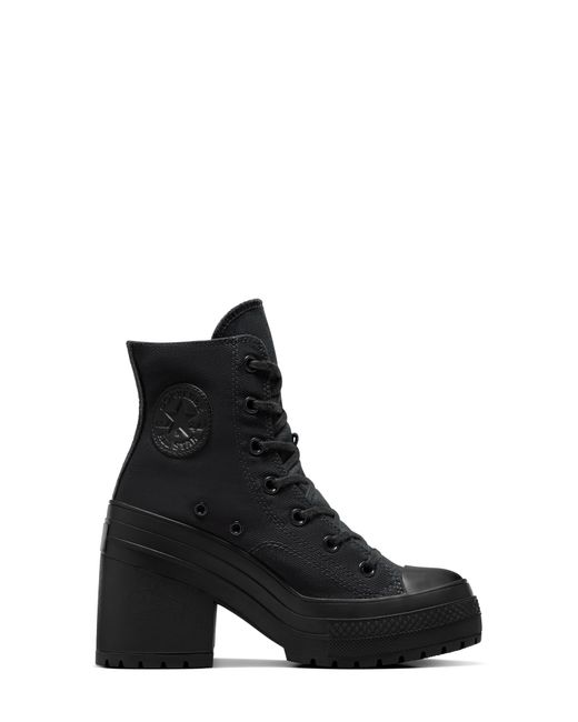 Converse Black Chuck 70 De Luxe Heel Platform Sneaker