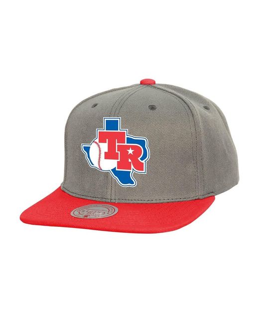 Mitchell & Ness Green Texas Rangers Cooperstown Collection Basic Flip Snapback Hat for men