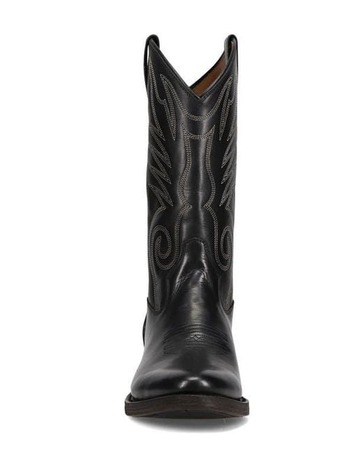Frye Black Grady Western Boot for men