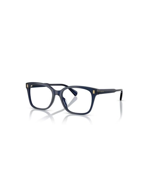 Ralph Blue 55Mm Rectangle Optical Glasses