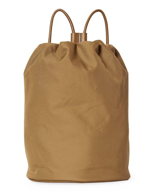 The Row Sporty Canvas Backpack In Brown Lyst
