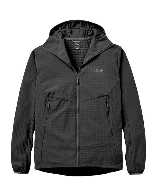 Rab Black Quantra Pro Hoodie for men