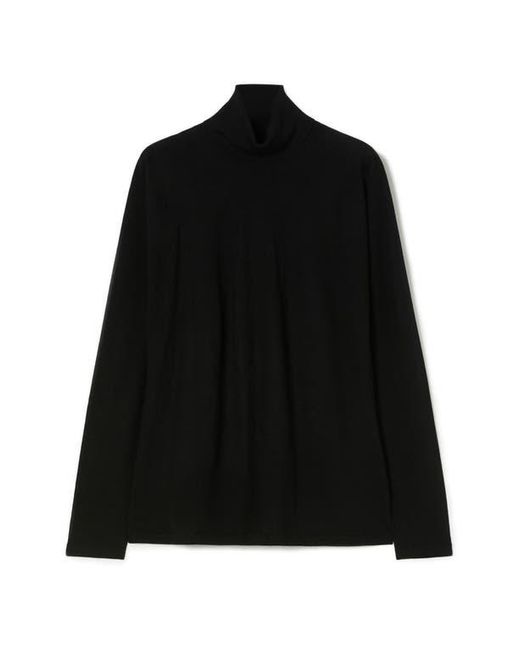 Marina Rinaldi Black Fatima Turtleneck Virgin Wool & Cashmere Sweater