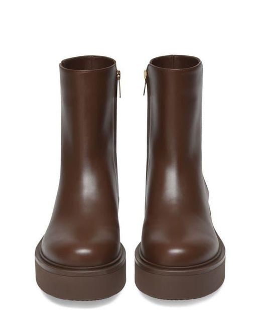 Gianvito Rossi Brown Hiro Bootie
