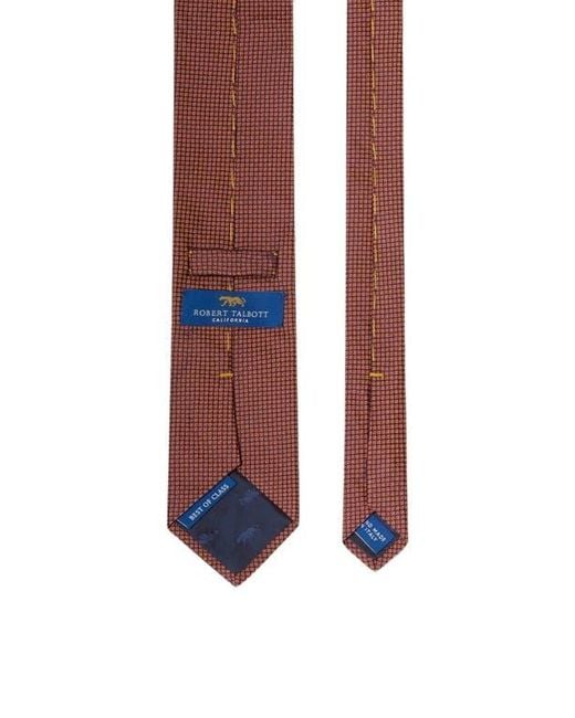 Robert Talbott Purple Robert Micro Neat Necktie for men