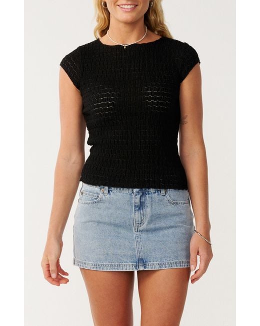 Rip Curl Black Bossa Nova Texture Top