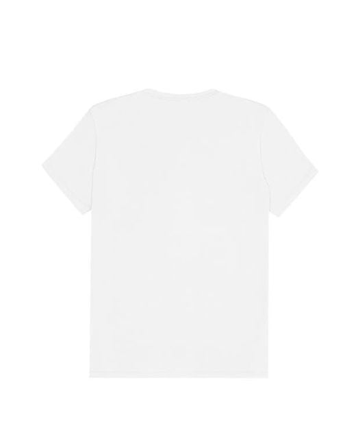 Alix White Ghost Mode Jersey Relaxed Tee