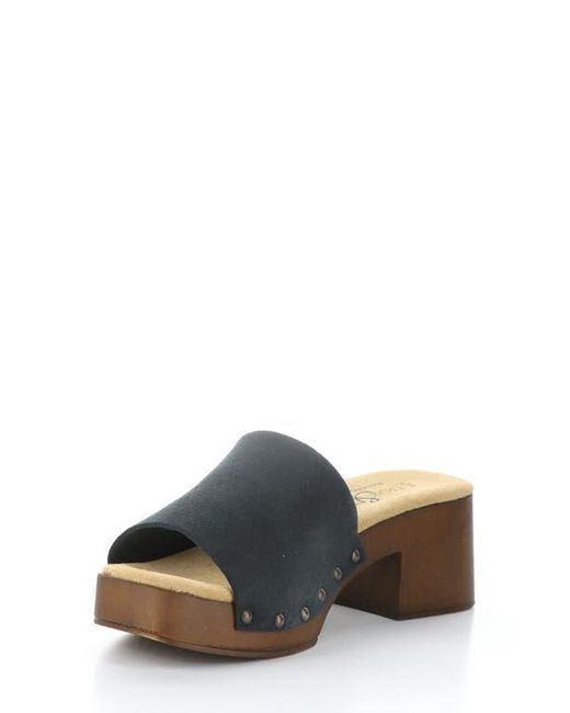 Bos. & Co. Gray Marly Platform Slide Sandal
