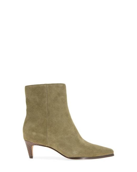Splendid Green Jennifer Side Zip Ankle Bootie
