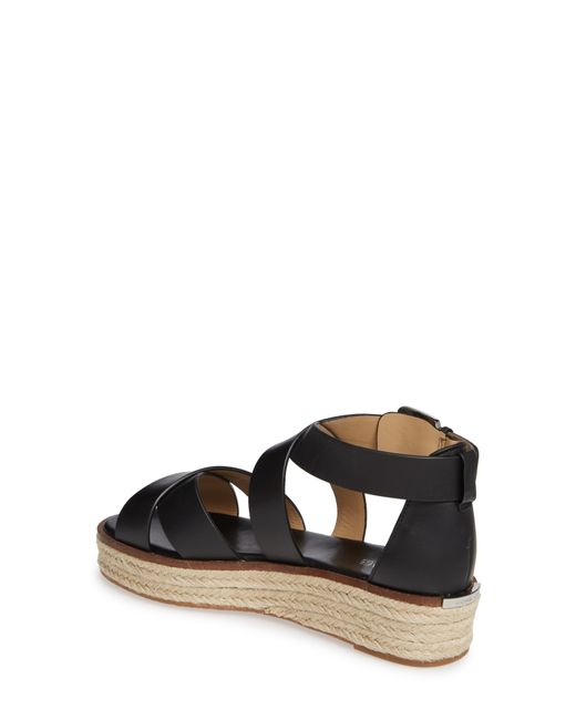 michael michael kors women's darby leather espadrille sandals