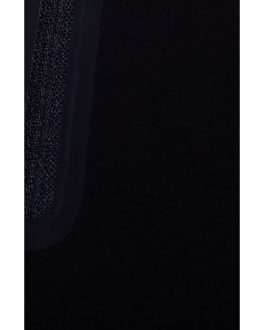 Bugatchi Black Soft Touch Performance Knit Vest for men