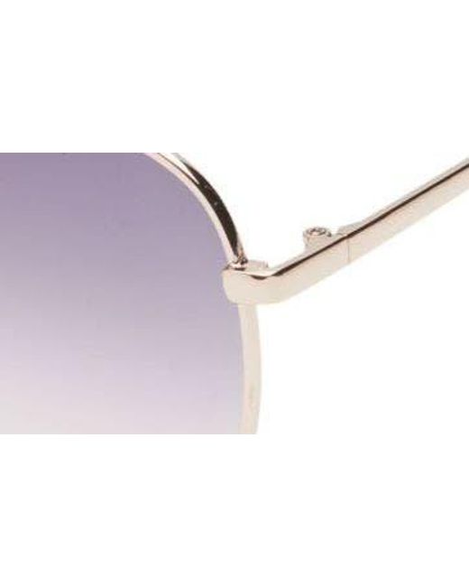 BP. Purple 55mm Gradient Aviator Sunglasses