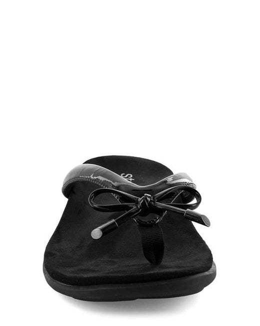 Strive Black Island Flip Flop
