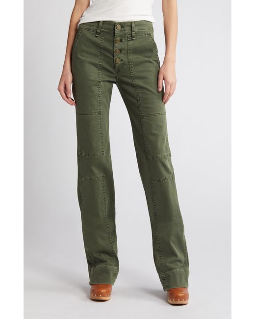 FRAME Green The Utility Stacked Slim Pants