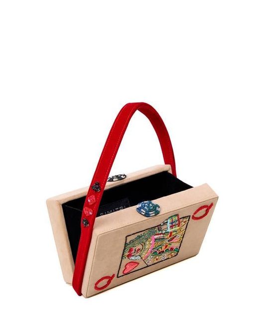 Simitri Red Poker Bag