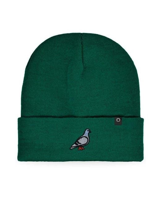 Alix Green Pigeon Beanie Cap for men
