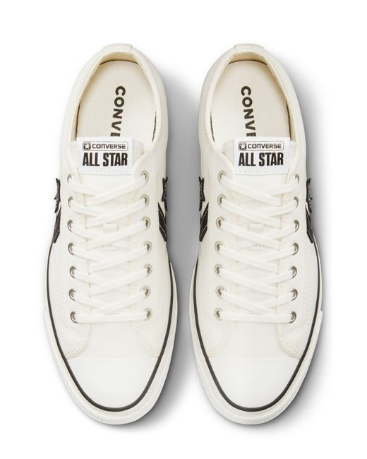 Converse White All Star Star Player 76 Low Top Sneaker for men