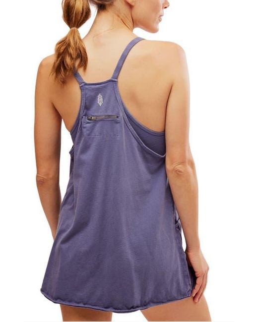 Free People Purple Fp Movement Hot Shot Mini Sport Dress