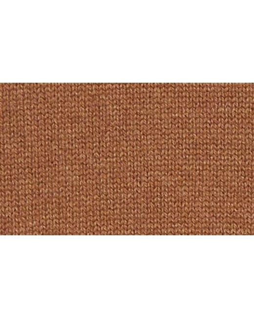 Veronica Beard Brown Mazzy Sleeveless Cashmere Turtleneck Sweater
