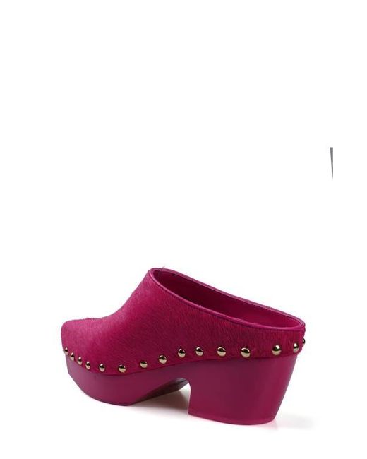 Zigi Pink Faustina Pointed Toe Platform Mule