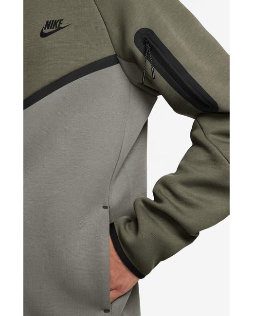 Nike Gray Tech Windrunner Zip Hoodie for men