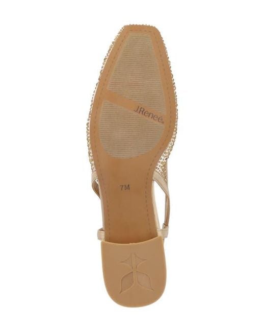 J. Reneé Natural Layton Slingback Flat