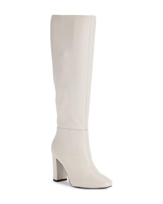 Karl Lagerfeld White Vani Knee High Boot