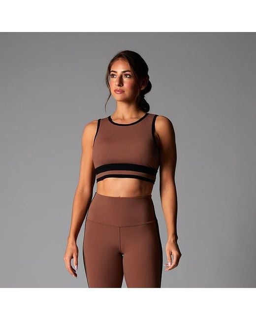 Tavi Brown Agility Bra