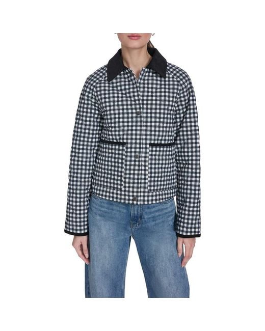 Levi's Blue Quilted Barn Jacket