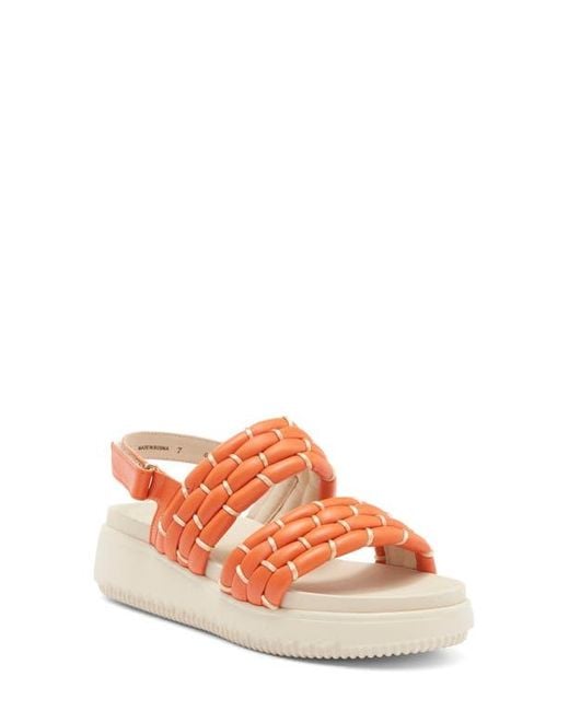Paul Green Red Amara Platform Sandal